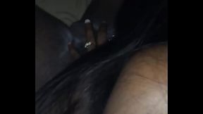 (3sum)black slim tranny fucked while she suck a dick