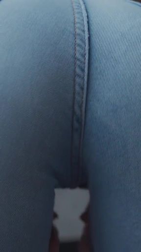 Thrilling moment from "I'm sitting on your face with my ass in jeans and panties"