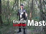 Leather Master takes you to ruins to practice bullwhipping on you POV PREVIEW