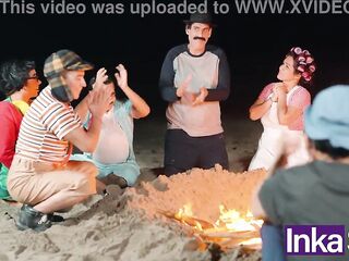 LOST CHAPTER: The 18-year-old hunk holds an orgy in Acapulco.