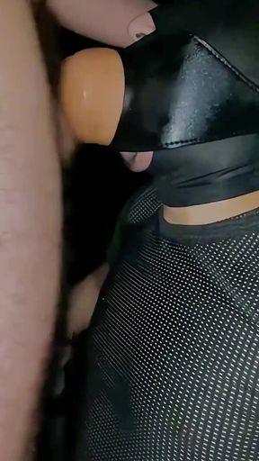 Hard Deepthroat with Thick Spit Strings Connecting Us