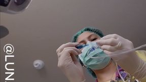 POV while performing a surgical procedure you flatline and I quickly start CPR! Watch me push EPI and use the paddles on you as well! The question is will you survive?