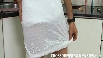 Wearing women&rsquo_s clothes makes me hungry for cock