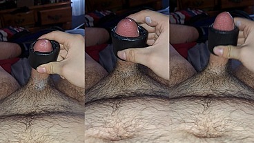 Fucking a piece of rubber