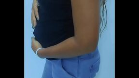 4 months Pregnant cheating wife fuck with friend