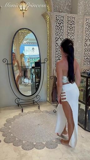 Sexy Balinese Outfits Try on in Boutique