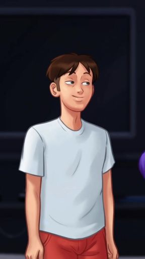 Summertime Saga Part 30 By DarkCookie - MILF Landlady Sucks His Huge Cock and Gives Him a Nice Foot job   Clip 1