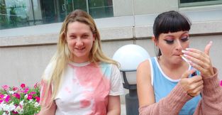 Smoking a Cigarette Outside My Gym When a Horny Housewife Approaches Me