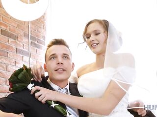HUNT4K. Attractive Czech bride spends first night with stud