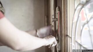 Busty milf is fucked roughly by intruder