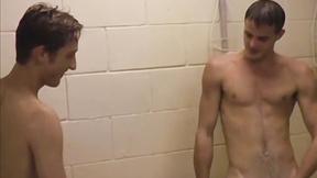 ”BadBoysBootCamp: Mutual Jerk Off In Campsite Showers With Chad Mason & Max Ham”