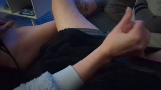 'Almost Caught'  NutFlix &amp; Chill - We Can't keep our hands off each other! (Juicy Lousie)