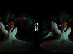 Hot 3D redhead licking a pussy while getting fucked
