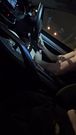 Exhib in car, almost caught