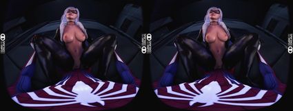 Blackcat Holding Spideys Hands & Riding on Top