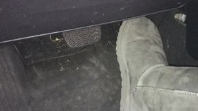 Pumping Pedals in Uggs