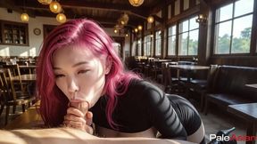 i was taking a table and they fucked me for a tip(ai generated)