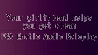 Your gf helps you get neat (Softcore audio roleplay - F4A)