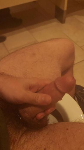 Bathroom wank