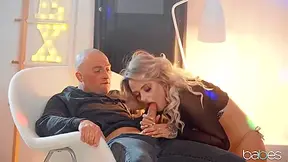 Harmony Rivers And Zac Wild In Blonde Hussy Pleasuring Bald-headed Stallion