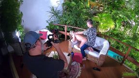 bastidores da gravacao da estrela porno - luna oliveira - gustavo bueno - binho ted - sandro lima