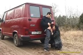Vintage Outdoor Cumshot