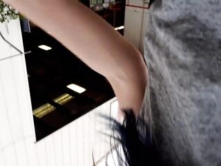 Hardware Store Piddle with panty sniff
