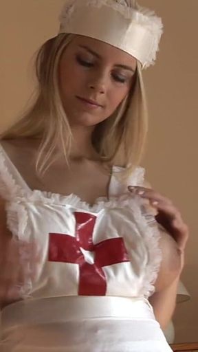 Busty Katerina Kozy in Nurse Uniform