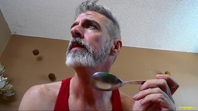 Giant Stepdad Shares His Cereal with You - Daddy Giant 5