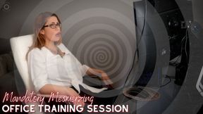 Mandatory Mesmerizing Office Training Session WMV - MILF Employee Lacey Royce's Boss Requires Her To Take A New Training Module With Spirals That Breaks Her Mind So He Can Play With Her Body Taboo