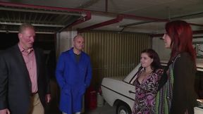 Orgy fuck for two big ass chicks