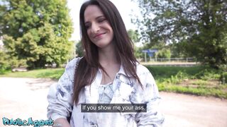 Public Agent - Beautiful day for sex outdoors POV blowjob fast hard fuck with Czech babe Dragon Fruit