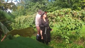 Picking Grapes Then Stepdaddy Pop Her Grape on the Vine Tree