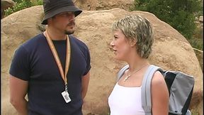 melanie x swallows van damage facial cumshot outdoors