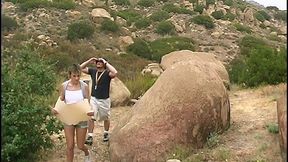 melanie x swallows van damage facial cumshot outdoors