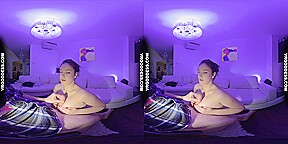 Big Boob Vanessa Klein Virtual Blowjob Sucking Dick She Finishes Me Off On Her Tits