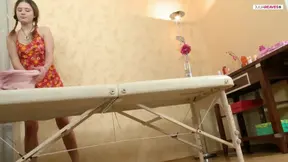 First the massage then the hard anal fuck