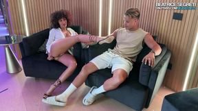 Meeting DENIS DOSIO at the supermarket! Mi takes me home, me and puts it in my throat!