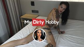 Tattooed Amateur Takes Big Cock in Ass and Vagina