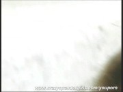 Showing pussy under white spandex