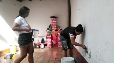 Me interrumpe en el trabajo para devorar su vagina y hacerla gemir como perra parte 1