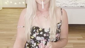 Caught masturbating and smoking