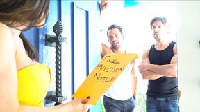 ”Threesome to fuck a MILF in debt - Kendra Lust”