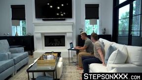 Gay Damian Rose worshiped my cock so I blessed him with my sticky cum