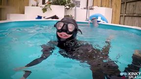 Thick 8mm Beauchat Wetsuit Buoyant Tease Session