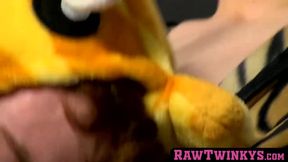 RawTwinkys.com - Cute redhead twink gets his tight little ass smashed hard by a big c