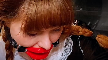 Chained and Gagged Maid Gunge