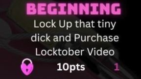 THE LOCKTOBER CHALLENGE