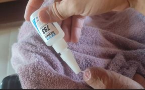 Shoe Glue on the Lubricated Glans