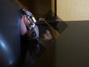 Estim e-stim electro cum milking with chastity device